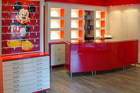 arredamento ottico per bambini